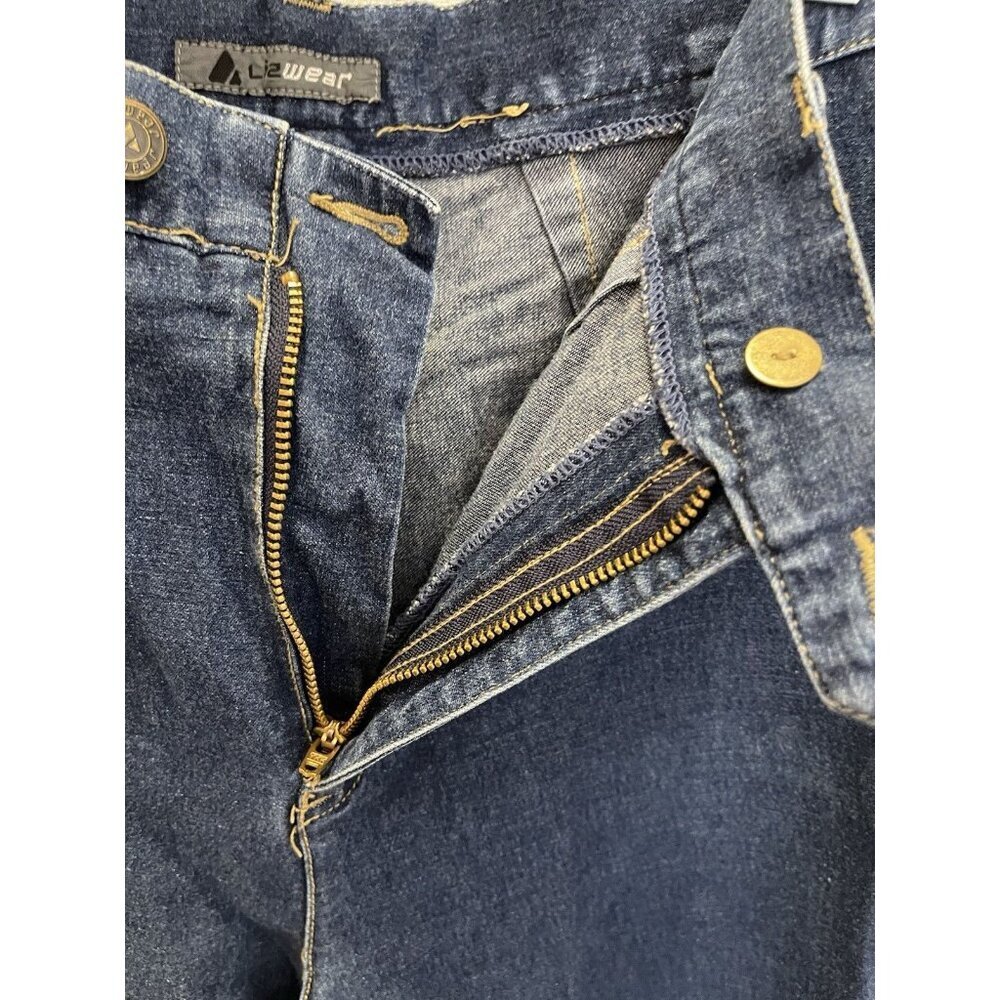 Vtg Liz Claiborne Liz Wear Stirrup‎ Jeans Denim Jodhpurs 10 USA Union Made 80's - Picture 8 of 13